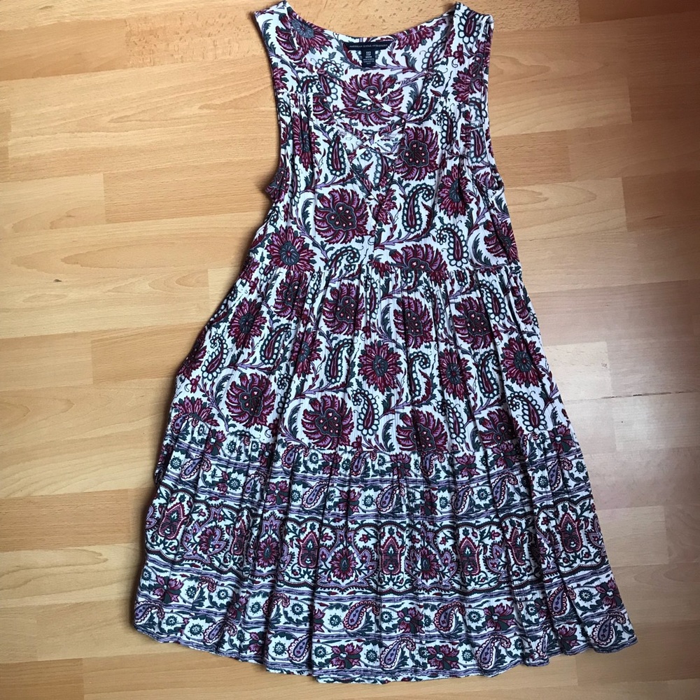 Floral shift dress